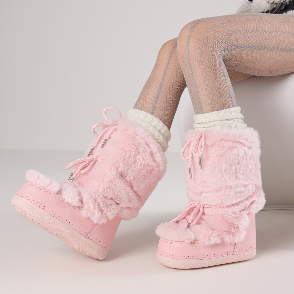 Stivali Pelosi da Donna con Pu - Waterproof Winter Boot recensione e prezzo