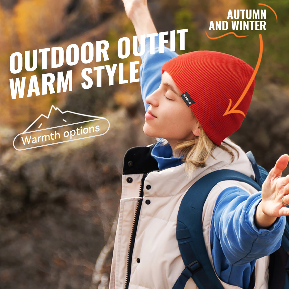 WRELS Berretto in lana merino  - Knit Beanie Hat Warm recensione e prezzo